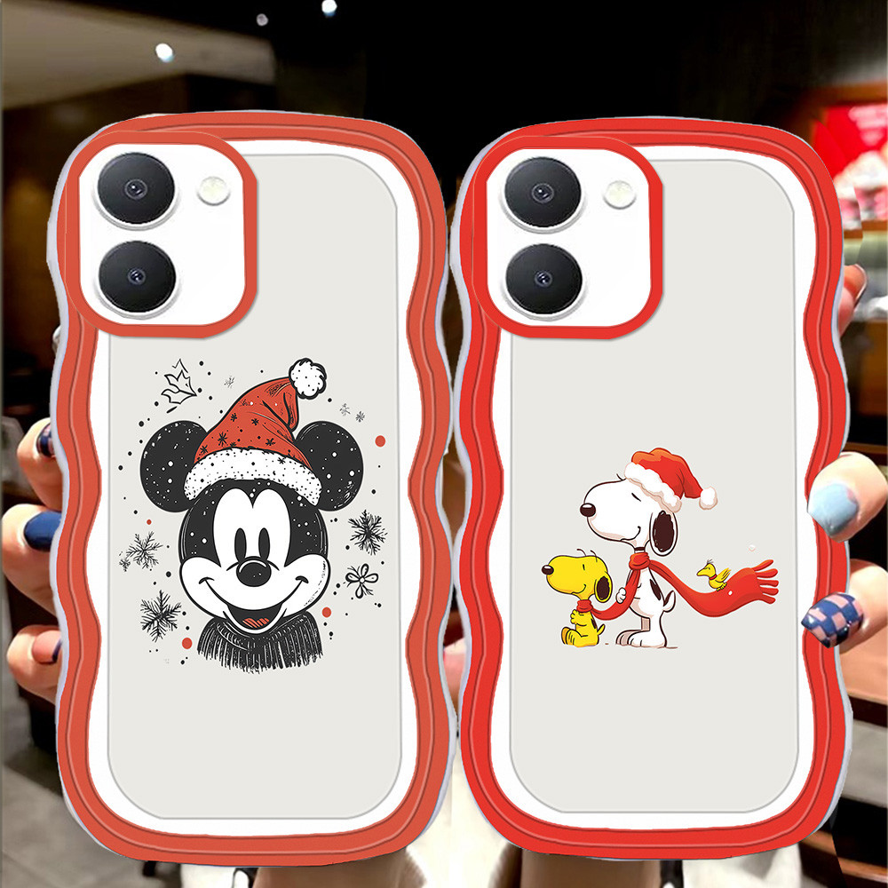 S-39 คริสต์มาส Mickey สําหรับ Xiaomi Redmi A1 A5 POCO F7 C65 C71 X7 Pro 5G TPU โปร่งใส