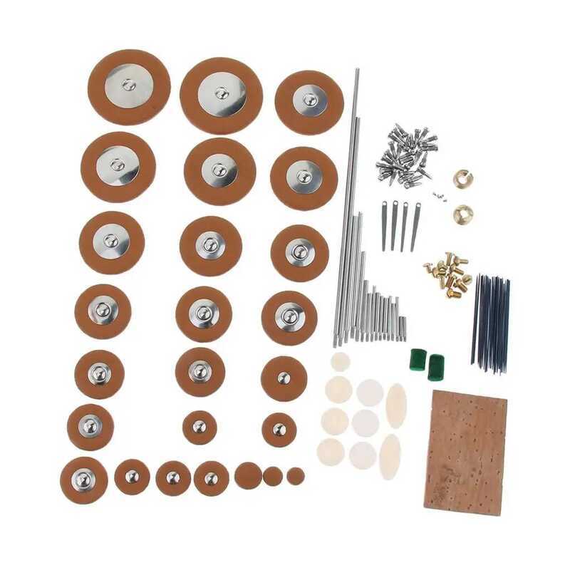 C Saxophone Accessory Kit Alto Sax Pads Reeds Screws Rods Musical Instrument Repair Tool For Alto S