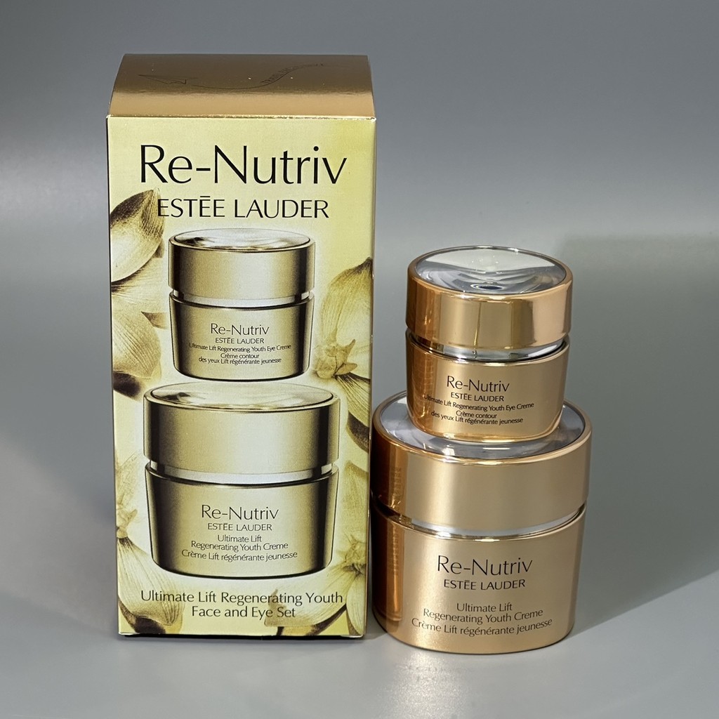 สินค้ามาใหม่ 60 ชุดสองชิ้น Estee Lauder Platinum Eye Face!บรรจุครีมบํารุงรอบดวงตา15มล ครีมทาหน้า50มล