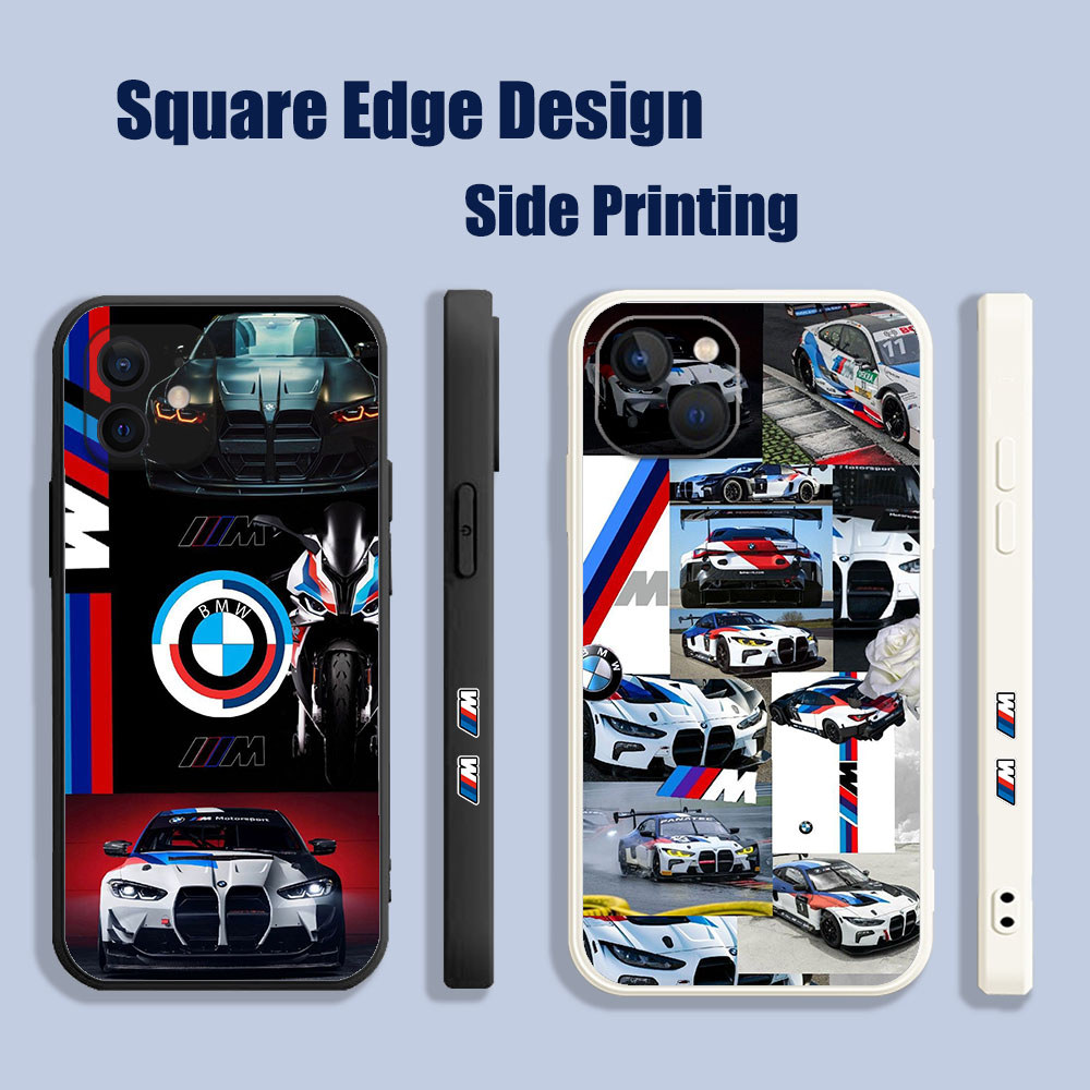 เคสสําหรับ iPhone 14 Pro Max Bmw M4 Gt4 ZDK20 Play เคสโทรศัพท์ขอบสี่เหลี่ยม