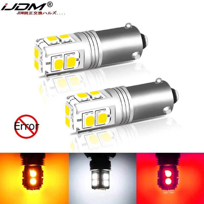 iJDM Canbus Car Lights BA9S BAX9S BAY9S LED For car Reverse Lights or Parking Lights,H21W H6W T4W L