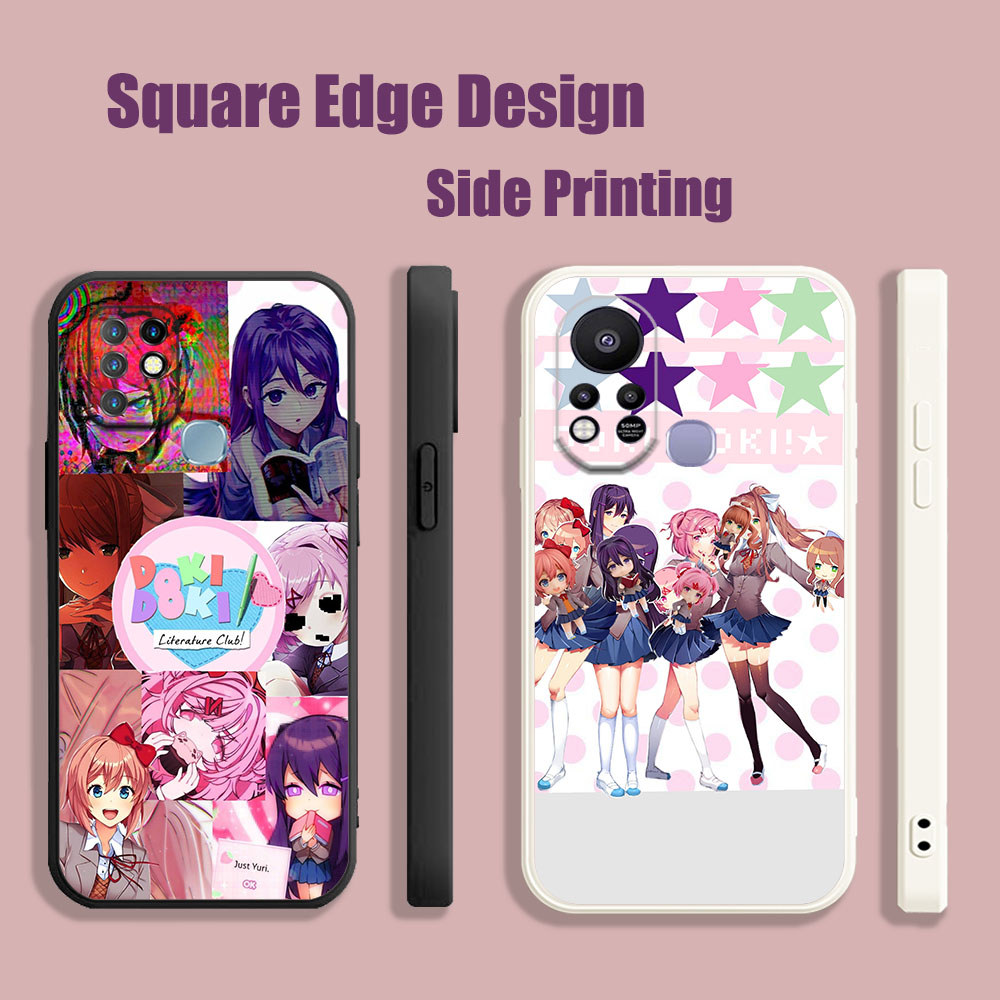 ปลอกสําหรับ Huawei Y6P Y7 Y7A Y6 Pro Honor 50 Lite 2019 DDLC Yuri Monika sayori natsuki BOV05 เคสโทร