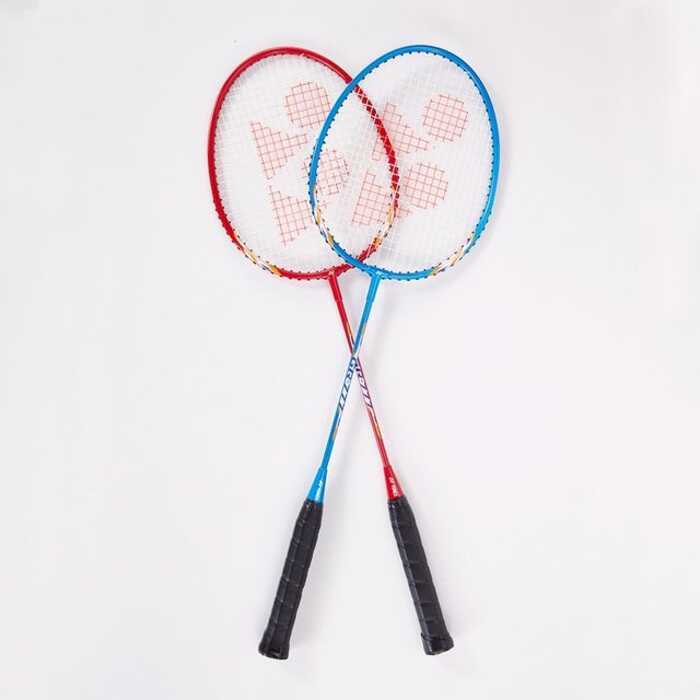 ไม้แบดมินตón YONEX Double Pack สำหรับเล่นแบดมินตón สีแดงและน้ำเงิน / GR-777
