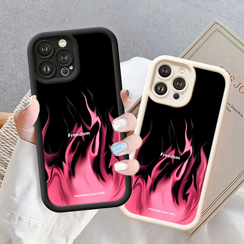 Freedom FREEDOM ไม่ใช่ฟรีเคสขอบสูงสําหรับ Samsung S26 S25 S23 S22 Ultra Plus S24 ซิลิโคนนุ่ม