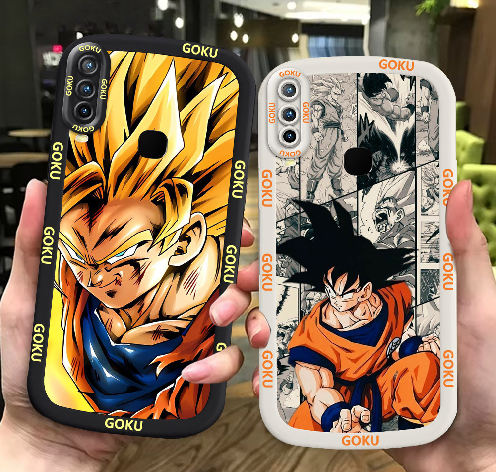 G8 Dragon Ball Goku ขาวดำเคสโทรศัพท์หรับ VIVO Y17 Y91 Y91C Y93 Y95 Y12 Y15 ปก