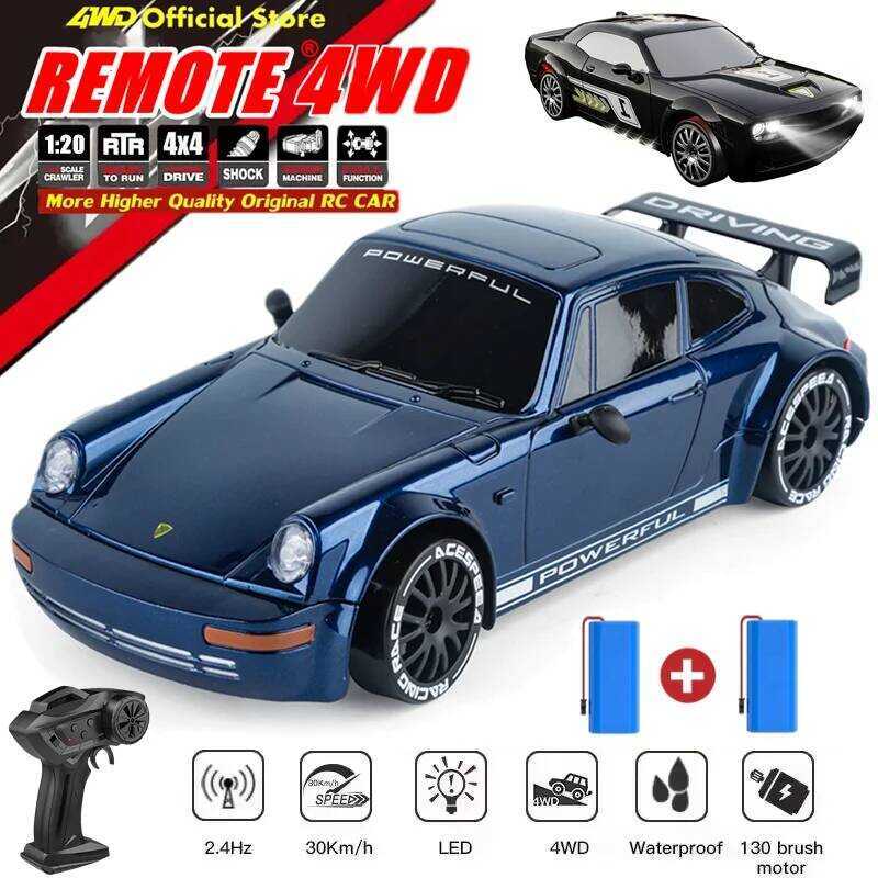 C 4Wd Drift Racing RC Car With LED Light High Speed 2.4G Radio Remote Control 4X4 Race Sports Cars