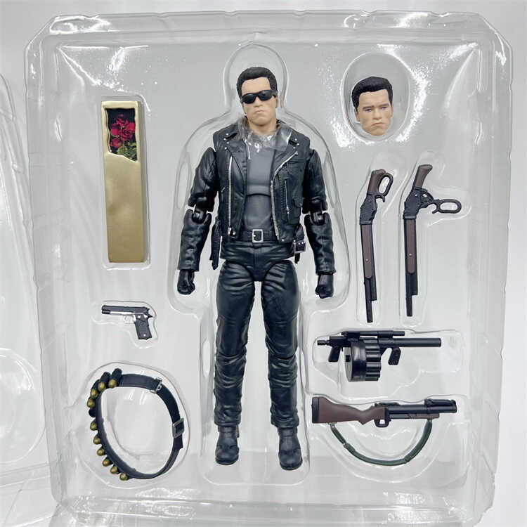 การค้าต่างประเทศ MAFIX Terminator 2 วันพิพากษา T-800 Juki Arnnold 20 ซม.Super Action Figure Model