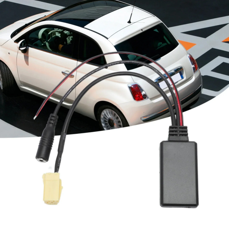 AUX Bluetooth Cable, Adapter for Car Bluetooth 5.0 with Microphone Adapter AUX Bluetooth Handsfree