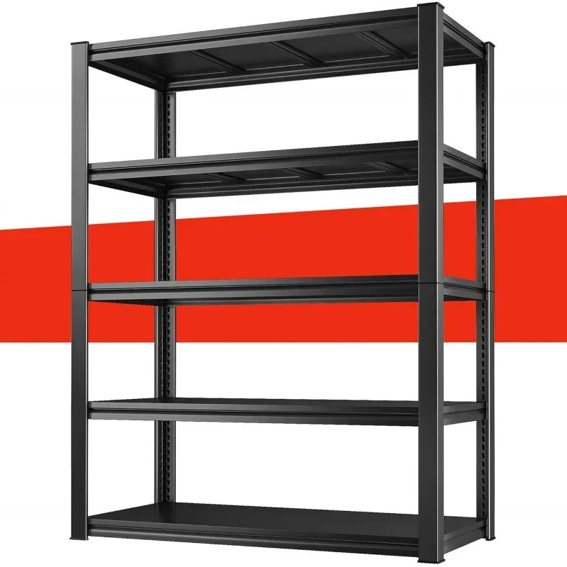 Raybee Garage Shelving Heavy Duty Storage Shelves 2000LBS Adjustable Garage Storage Shelves 5 Tier
