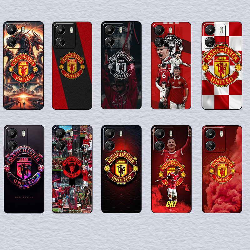 สําหรับ Xiaomi Redmi A1 A2 A3 A3X 11A 12 K50 Pro K50 Gaming Manchester United Anti Fallเคสโทรศัพท์