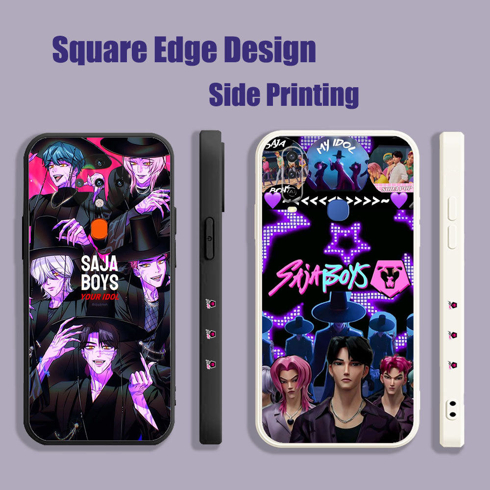 ปลอกสําหรับ OPPO A35 Reno 5K A16E A16K A94 Reno7 Reno7z Reno6 A55 A74 Saja Boys Kpop Demon Hunters Z