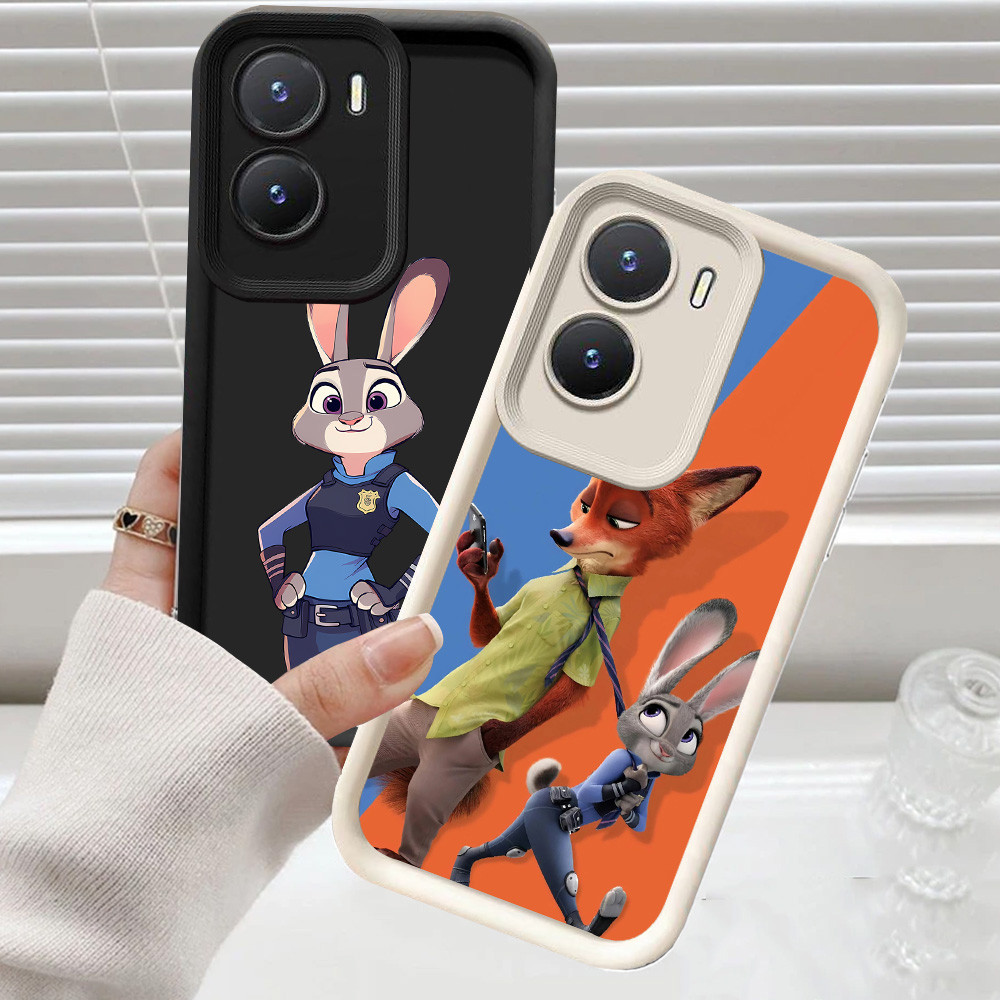 CH46 Zootopia Soft Casing สําหรับ VIVO IQOO Y16 Neo Z9 Y02S Z9X Y56 Z10 Turbo 13 10 5G เคสป้องกัน