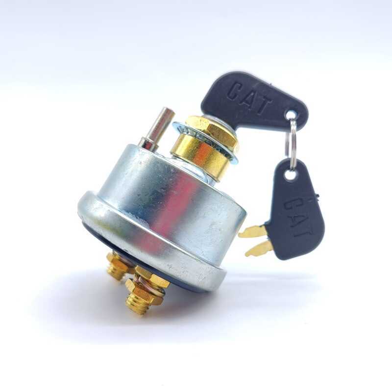 เหมาะสําหรับ จ สวิตช์จุดระเบิด 7N0718 กล่องไฟล็อคประตูรถขุดสองขา 2 สายเริ่มต้นอุปกรณ์เครื่องกล