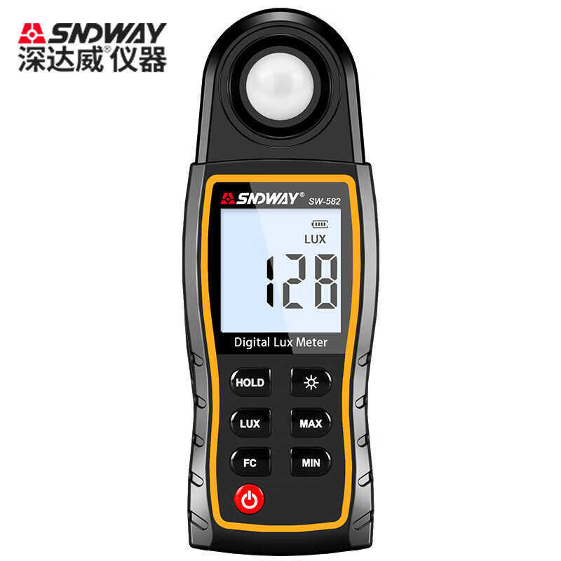 SNDWAY SNDWAY SW-582 เครื่องวัดความสว่างเครื่องทดสอบความสว่างความแม่นยําสูง Mini LED Light Meter