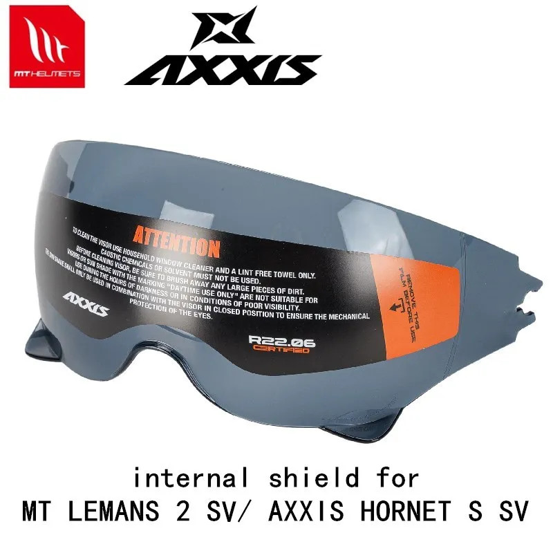Original MT Lemans 2 S helmet internal shield AXXIS Hornet S SV Internal shield Replacement  helmet