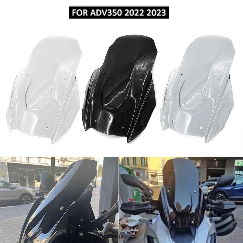 Fit For Honda ADV 350 adv350 adv 350 2022-2024 ADV 350 Motorcycle Accessories Windshield Motorcycle