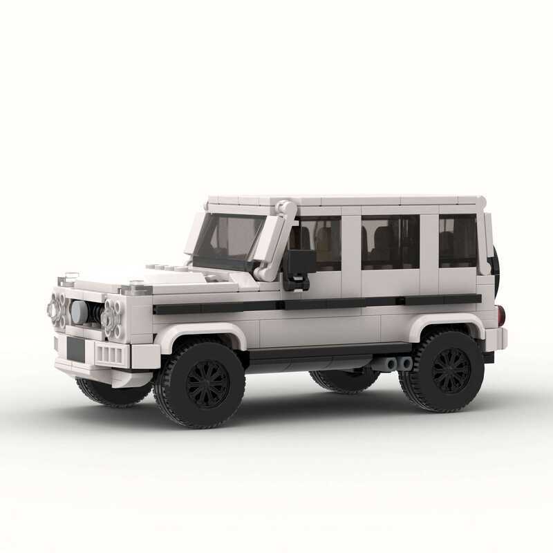 MOC Building Blocks ใช้งานร่วมกับ Lego speed Series Mercedes-Benz G63 Racing Building Boy