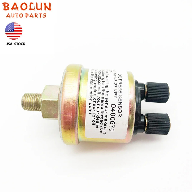 BAOLUN   1/8-27NPT 0-10 bar Oil Pressure Sensor For Defi Link Gauge 0-150 Psi