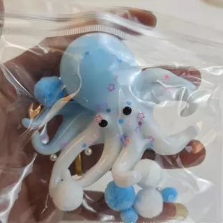 Glitter Octopus บีบของเล่นช้า Rebound Squishy น้ําตาลความเครียดบรรเทา Ball สําหรับเด็กน่ารัก Fidget ของเล่น Squishy Ocean Sensory Decompression ของขวัญ