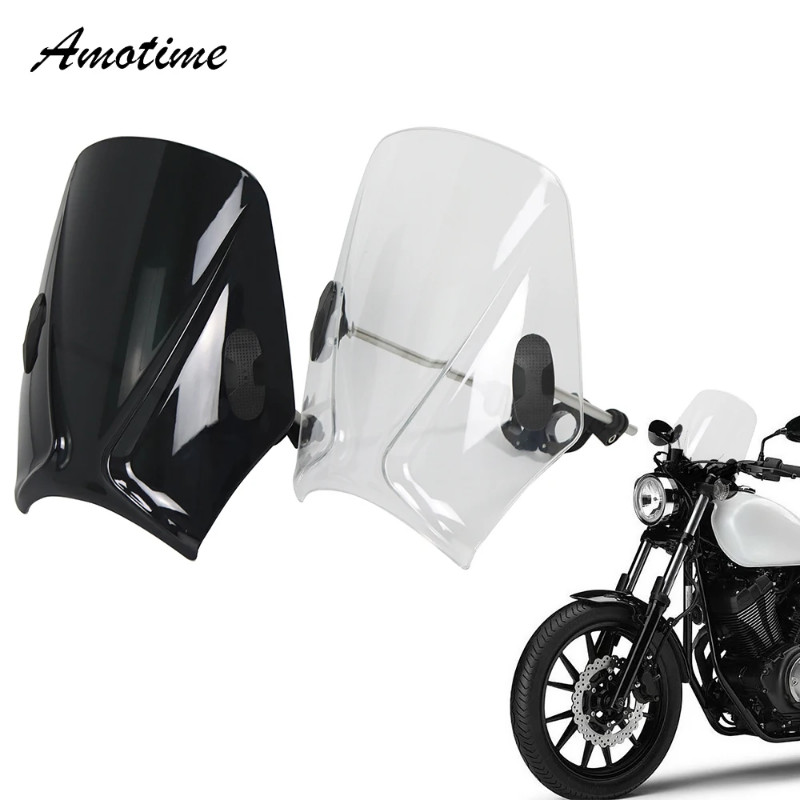 Motorcycle Windscreen Windshield Universal For YAMAHA XJR 1300 XJR1300 XJR1200 XJR 1200 1995-2016