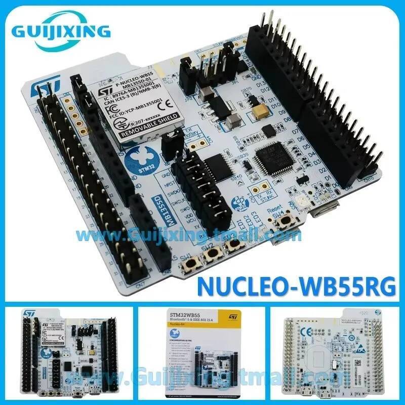 NUCLEO-WB55RG ใช้ STM32WB55RGV6 Nucleo-64 STM32WB บอร์ดพัฒนา MCU ไร้สาย