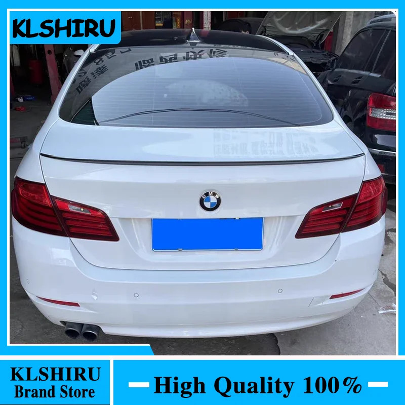 For BMW F10 F18 Spoiler ABS Material Car Rear Wing Primer Color Rear Spoiler for BMW M5 520i 528i 5