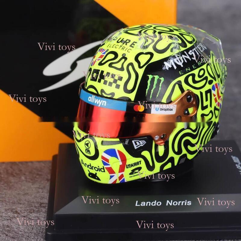 {{ของเล่นlvivi}} Spark 1: 5 McLaren F1 Norris UK Station 2025 รุ่นหมวกกันน็อค 251216