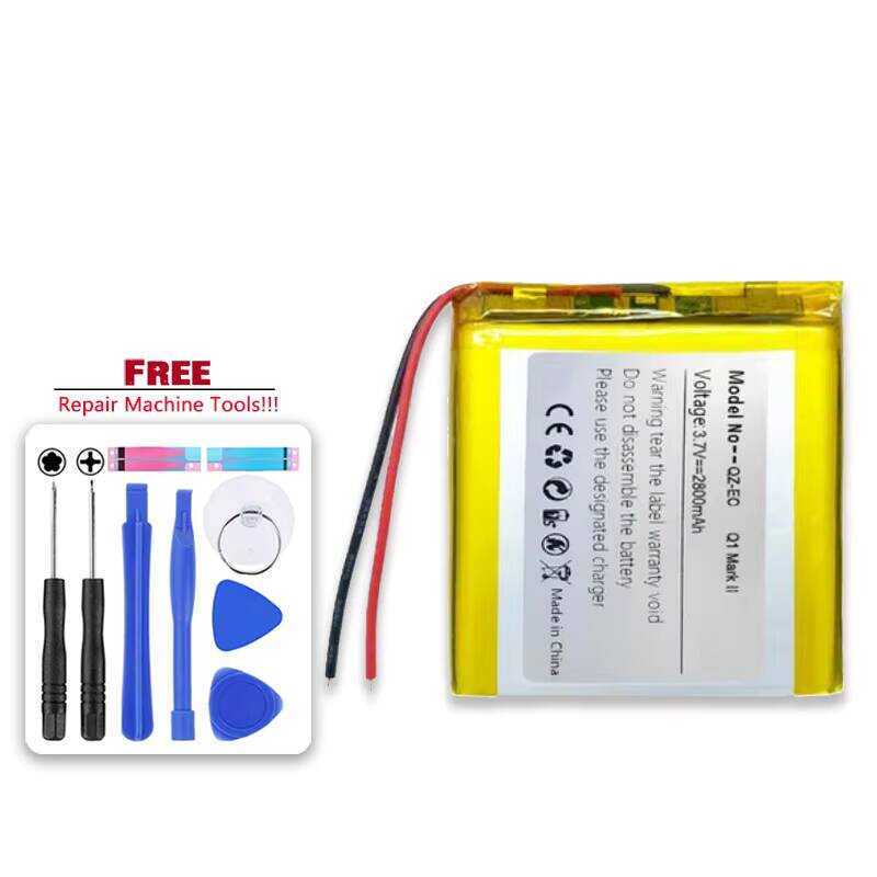 Reliable Power Supply Audio Device Battery 1800mAh For Fiio Q1 Mark II 2-Wire Player