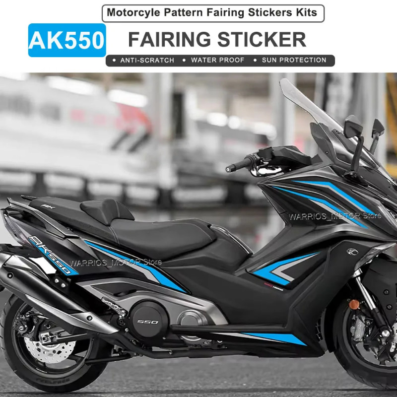Motorcycle Fairing Sticker AK550 AK550 For KYMCO AK550 Waterproof Anti-scratch Protection Stickers