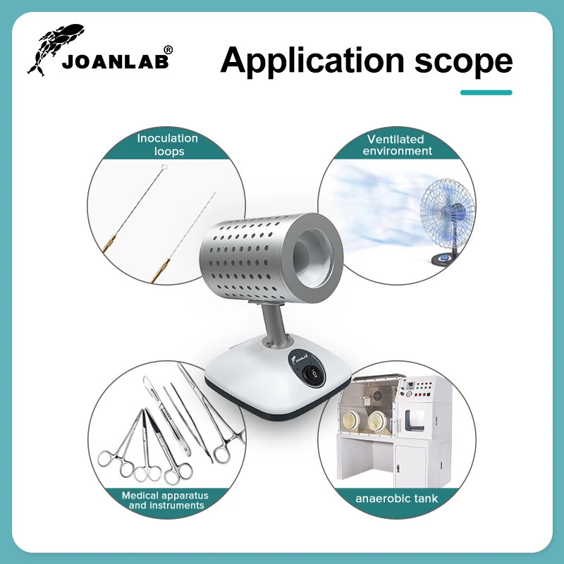 JOANLAB Infrared Inoculation Loop Sterilizer Laboratory Equipment High Temperature Disinfection 5-7