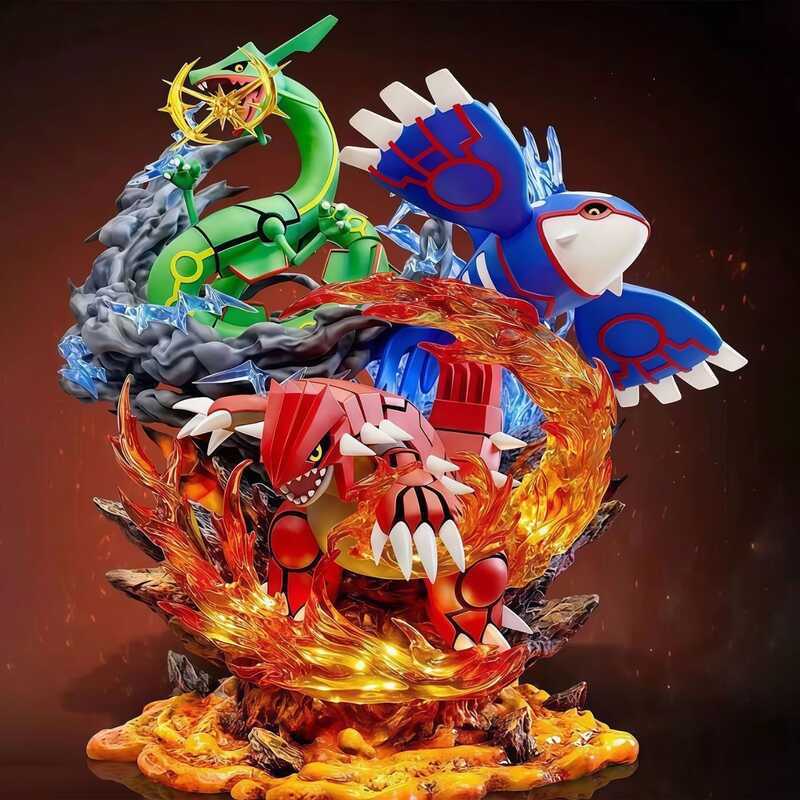 Fengyuan Sanshen Pokemon Mythical Beast Charizard Pokémon Luminous โมเดลตกแต่งรูป GK