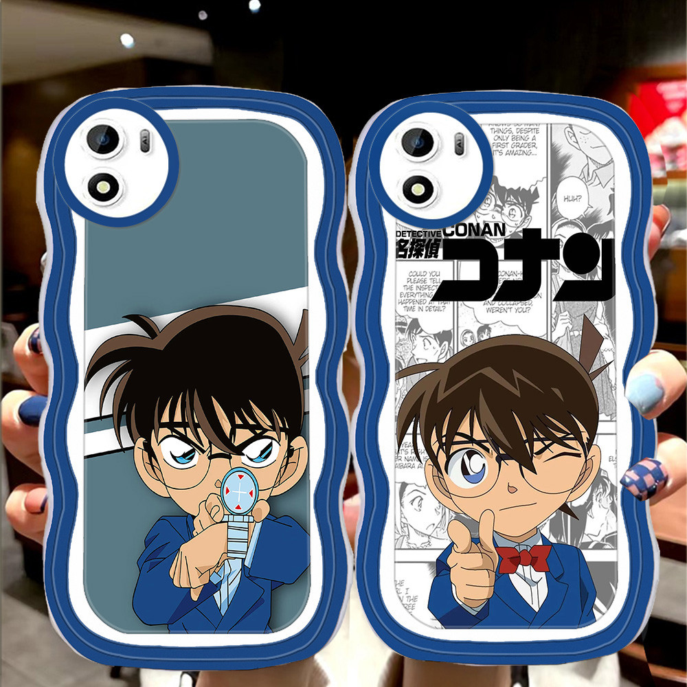 S-40 ปลอกนักสืบโคนันสําหรับ VIVO Y15s Y01a Y01 Y15a TPU โปร่งใส