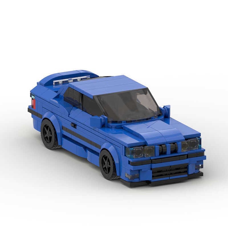 มอค-156606เข้ากันได้กับ BMW M3 E36 Boys ใส่บล็อกตัวต่อ speed8 Grid Car Toy Car Model