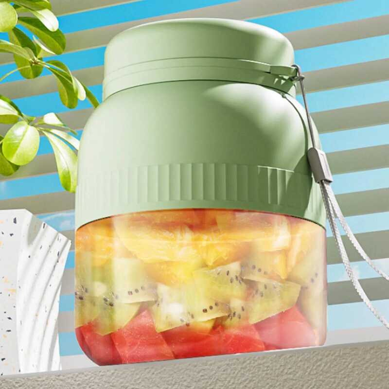 C Portable Blender 500Ml Electric Personal Blender For Shakes Smoothies Portable Juicer Cup Recharg