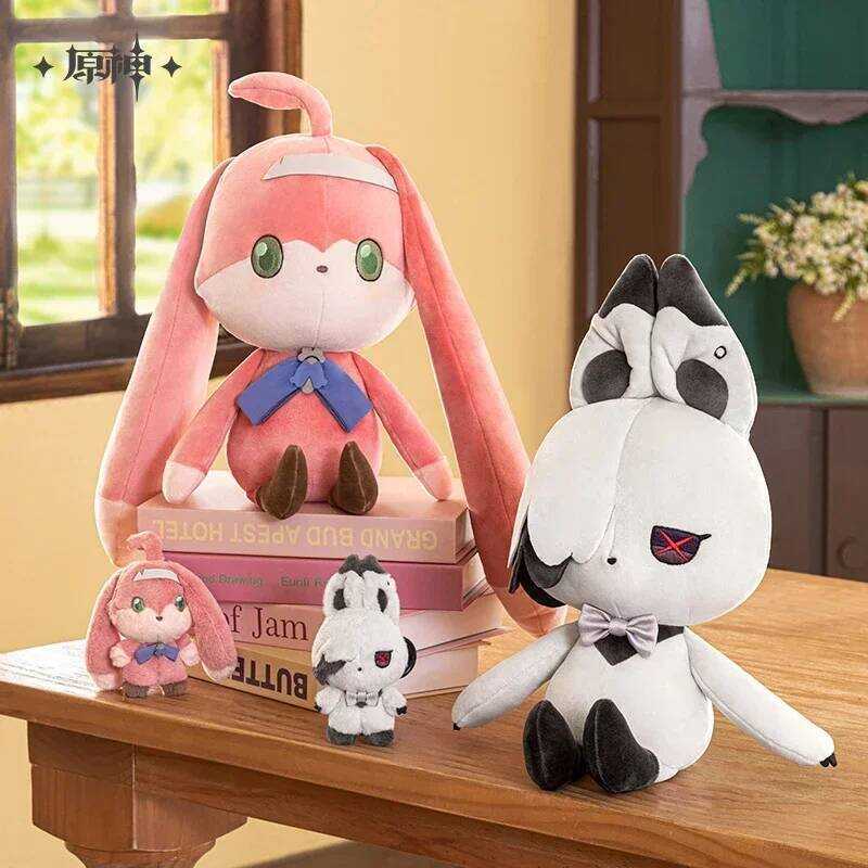 C Genshin Impact Arlecchino Clervie Emberfire Theme Series Plush Pendant Doll Kawaii Anime Action F