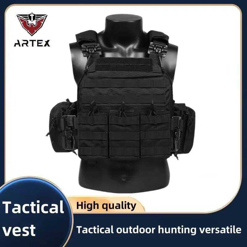 C Tactical Vest Outdoor Hunting Plate Carrier Protective Adjustable Vest Airsoft Carrier Combat Equ