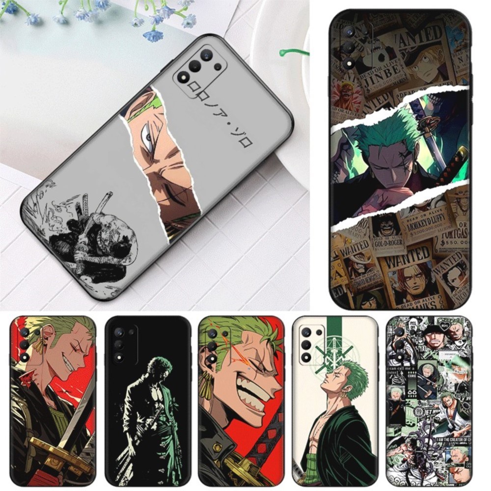 One Piece Roronoa ZORO สําหรับ Realme 12 Lite Narzo X2 70X N65 GT neo 3T P1 TPU เคสโทรศัพท์นุ่มฝาครอ