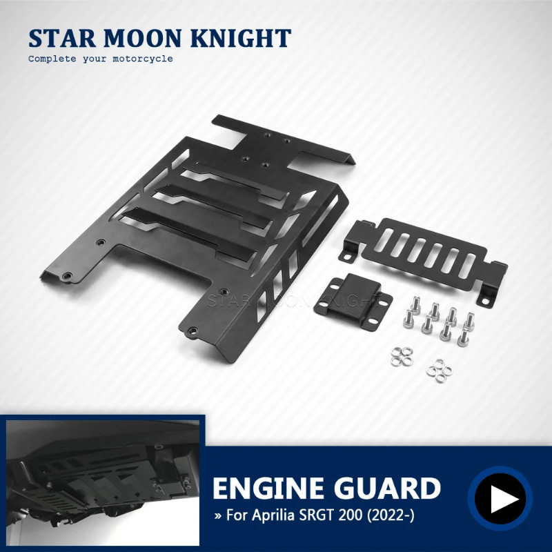 For Aprilia SRGT200 SR GT 200 SRGT 200 2022- Motorcycle Chassis Engine Guard Protection Cover Lower