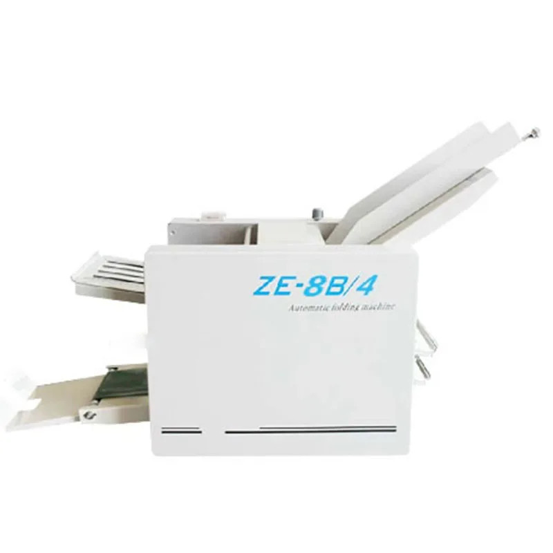 220V ZE-8B/4 Automatic Paper Folding Machine Max For A3 Paper+high Speed+ 4 Folding Trays Paper Fol