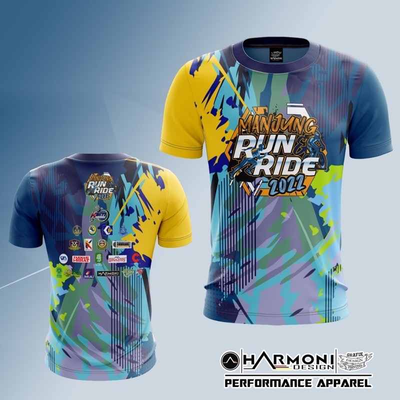 Baju Sublimation Tshirt Jersey ไมโครไฟเบอร์ MRR2022