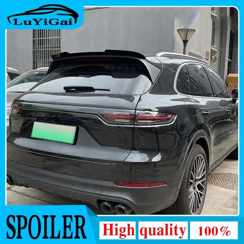 Car Spoilers ABS Plastic Rear Spoiler Lip Tailgate Spoiler For Porsche Cayenne 9Y 9Y0 2018 2019 202