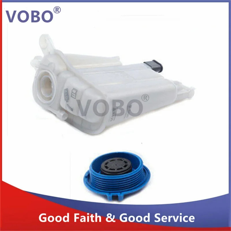 1P NEW Plastic Engine Radiator Coolant Expansion Tank Reservoir Cap+Radiator Cap 8K0 121 403 T For