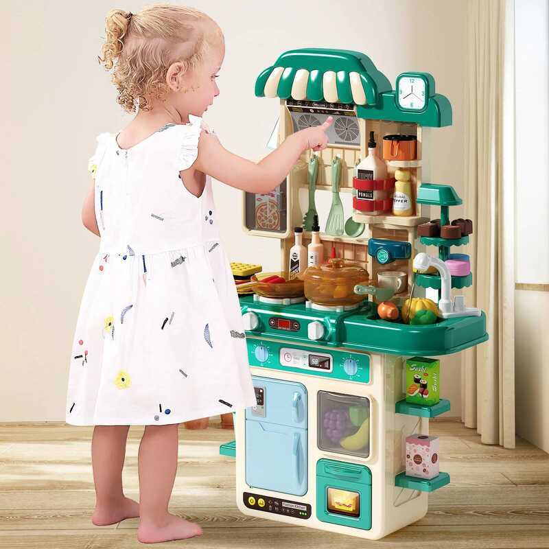 C Children Play Every Kitchen Toy Set Baby Simulation Kitchenware 3 Years Old 4 Years Old Cooking C