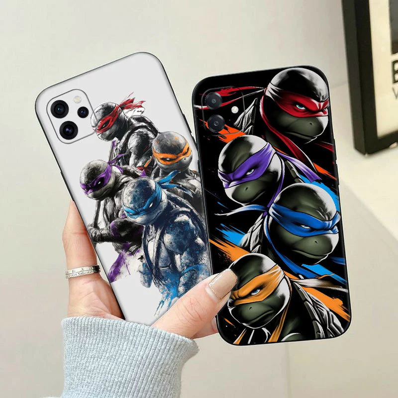 เคส TPU ลายเต่านินจา สำหรับ OPPO F5 A73 F7 F9 F11 F17 F25 F19 Pro Plus A7X A9 A74 F27 thumbnail 7