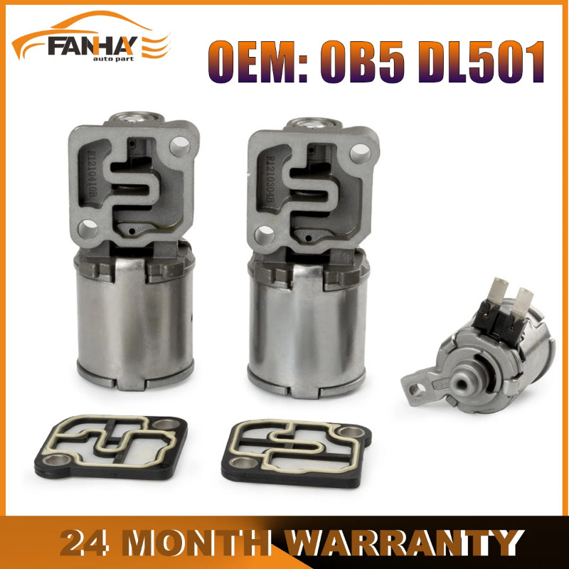0B5 DL501 Transmission Solenoids + Gasket Repair 7 Speed F/AWD 0B5 Gearbox For Audi A4 A5 A6 A7 Q5