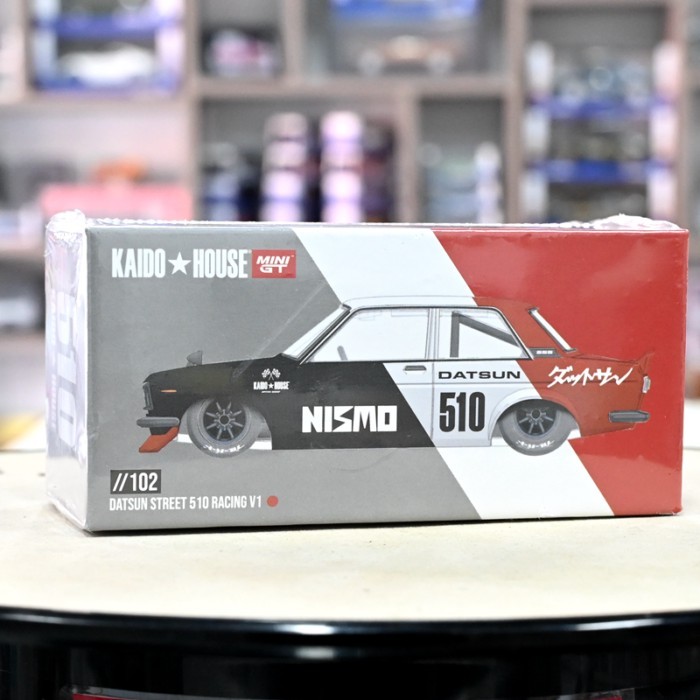 Kaido MINIGT 1: 64 Win Datsun Street 510 V1 โมเดลรถอัลลอยผลิตภัณฑ์สําเร็จรูป