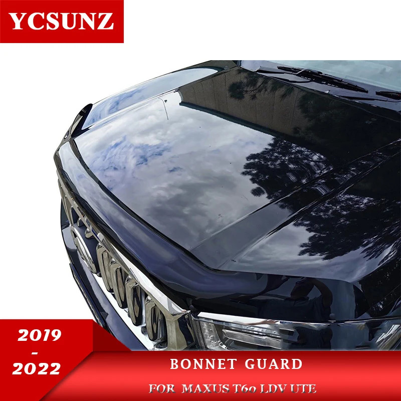 Acrylic Bonnet Guards For Maxus T60 ldv ute 2019 2020 2021 2022 Front Bug Hood Deflector Protector