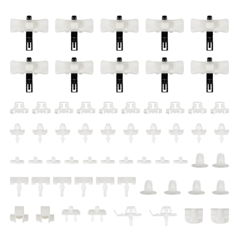 Planking Brackets Mounting Clips Side Strips Clips Trim Retaining for Mercedes-Benz 124 Notchback W