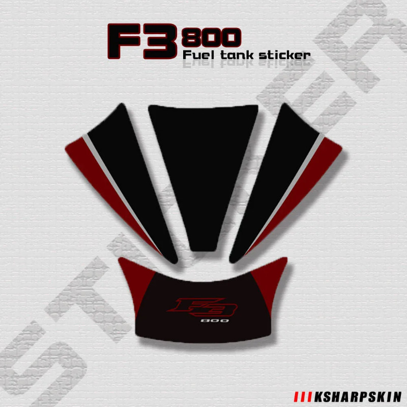 3D Carbon Fiber Scratch Protection Motorcycle Tank For MV AGUSTA F3 800 F4 RR