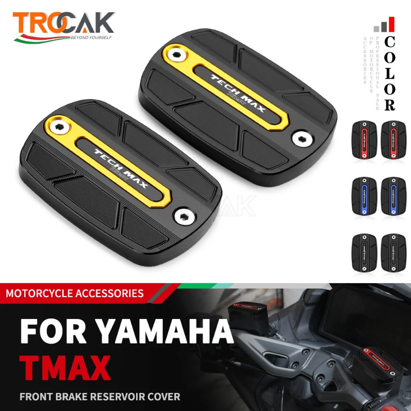 Tech Max Tmax 560 2020-2022 For Yamaha TMAX 560 TMAX560 Motorcycle CNC Brake Fluid Fuel Reservoir T